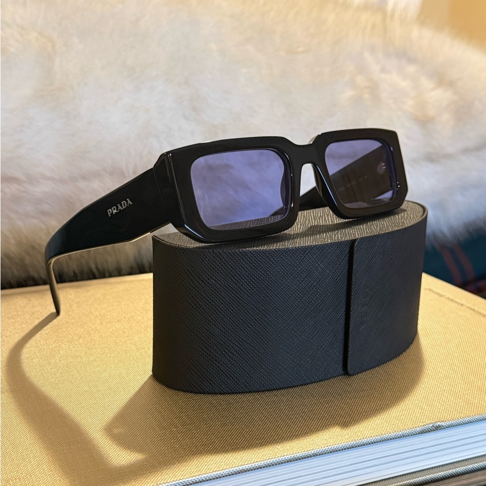 Prada Black and Purple Sunglasses